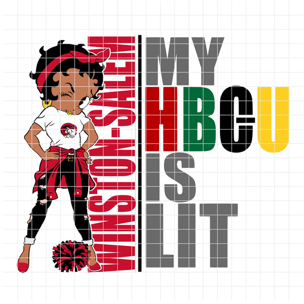 my HBCU is LIT "Winston-Salem State University" (SVG/PNG)