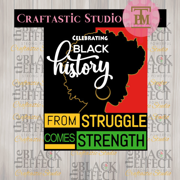 BH-From Struggle Comes Strength (SVG/PNG)